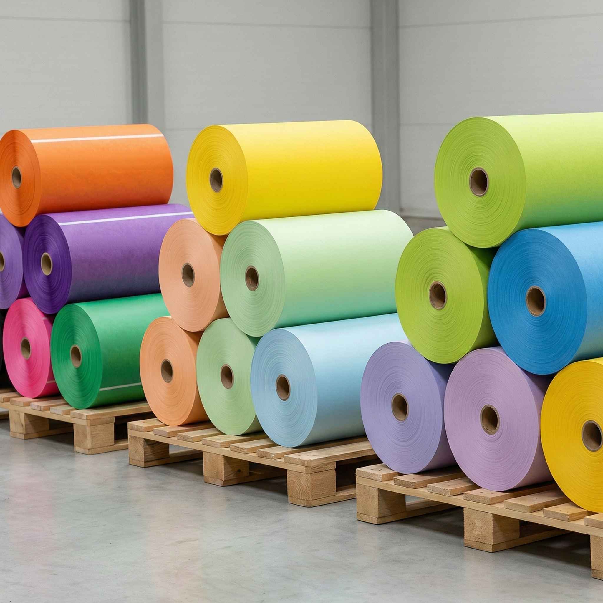 Цветная бумага офсетная, писчая, тишью