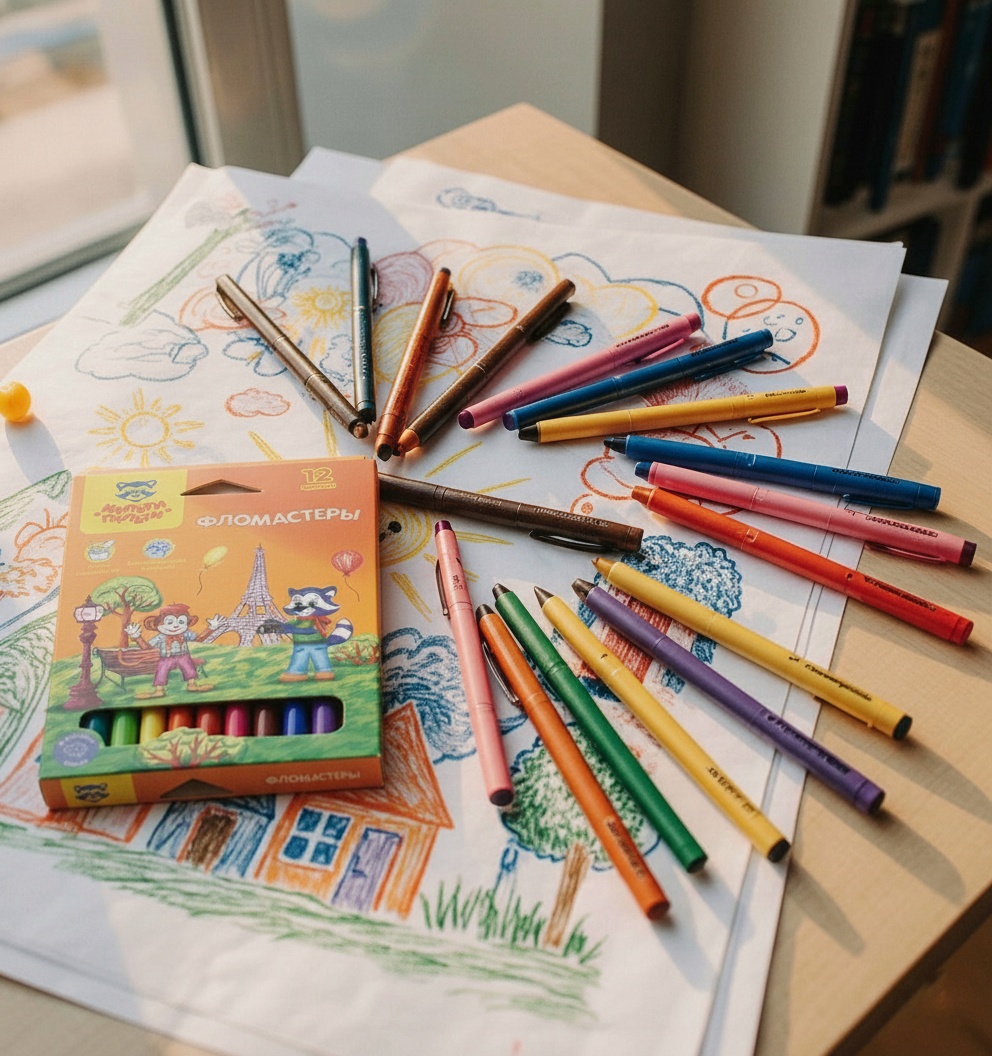 Фломастеры и маркеры