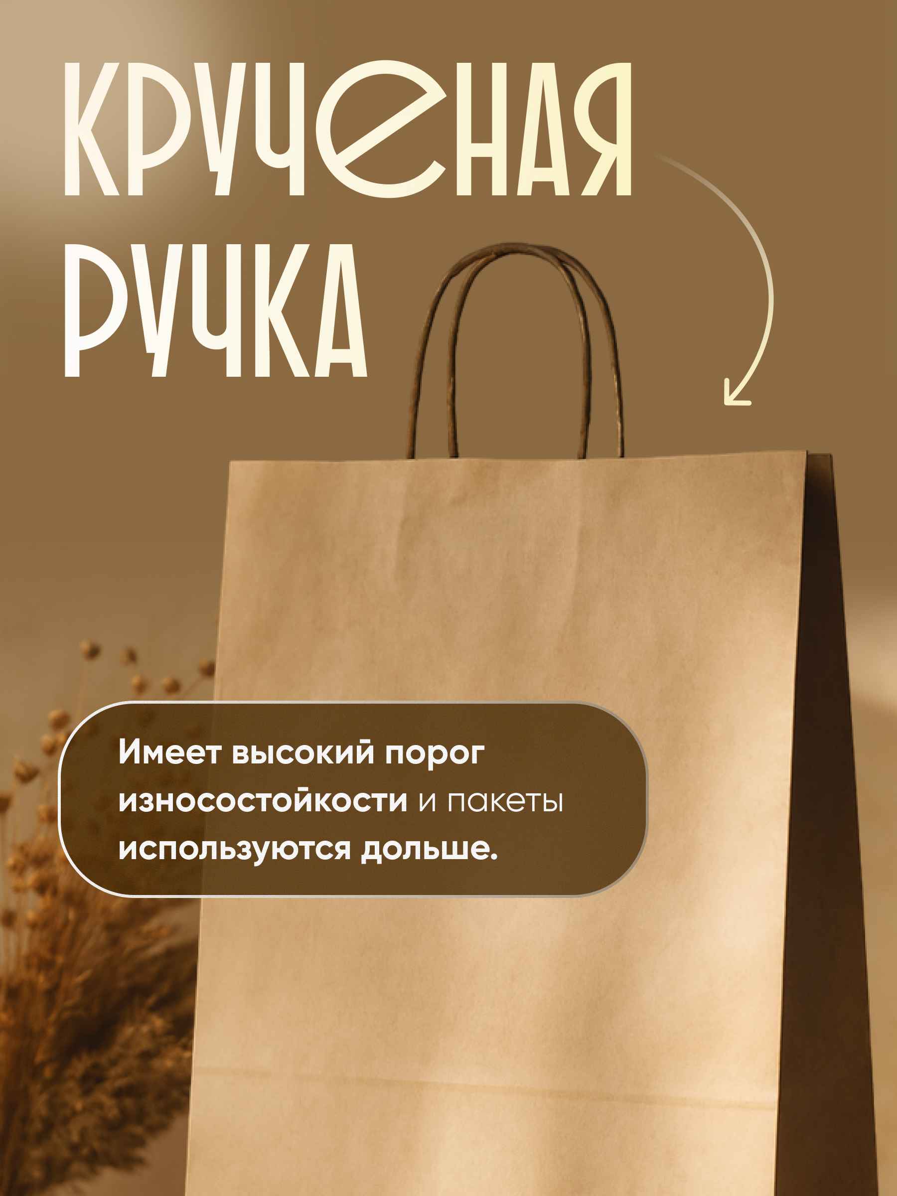 Крафт-пакет коричневый 3_21