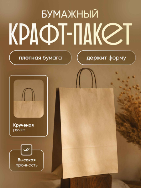 Крафт-пакет коричневый 1_19