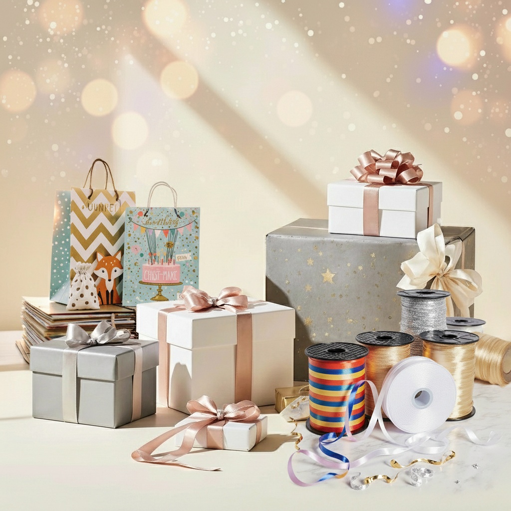 Товары для упаковки подарков